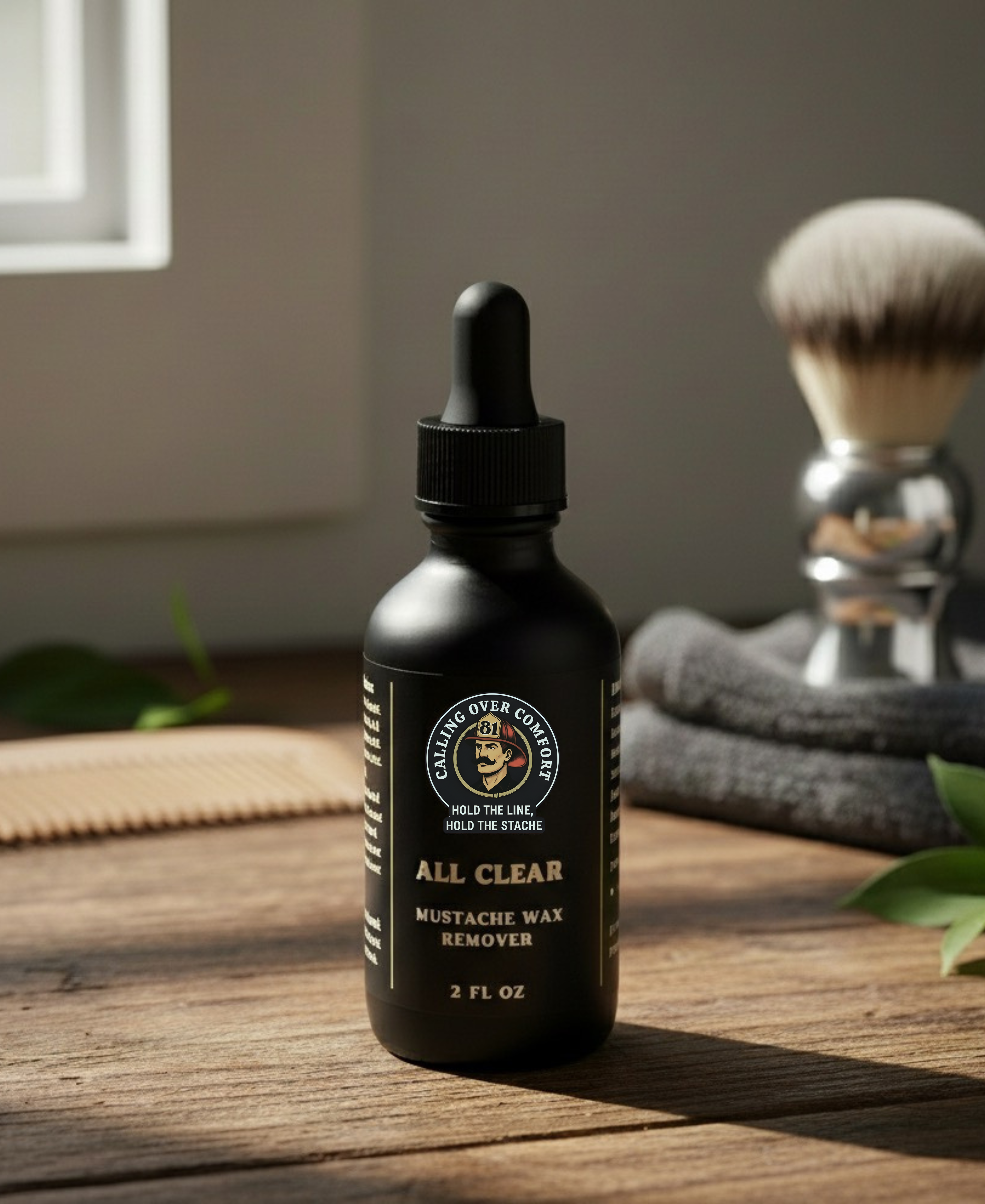 MUSTACHE WAX REMOVER (ALL CLEAR)2OZ