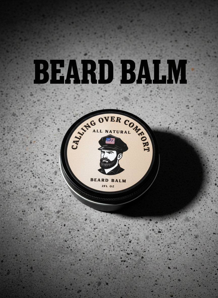 BEARD BALM on concrete