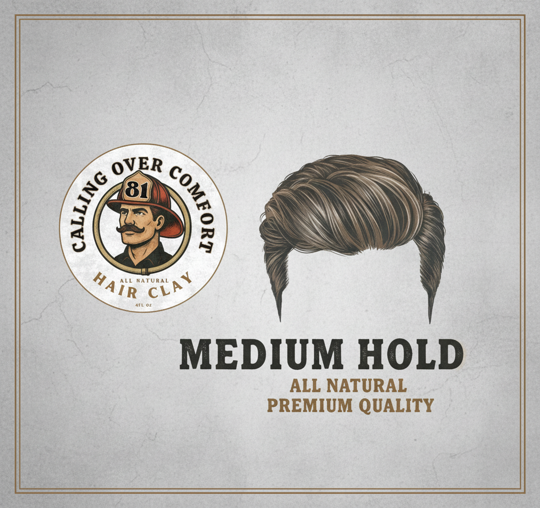 Calling Over Comfort Hair Clay Banner - Medium Hold