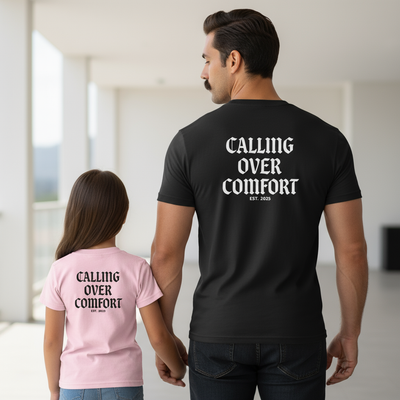 Fit Dad Mustache Daughter Matching