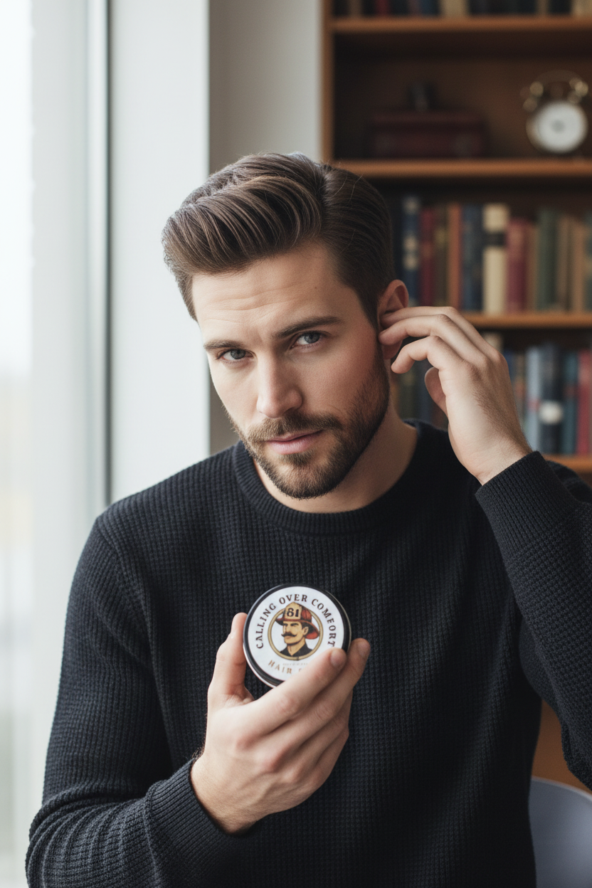 Man with Hair Clay 2