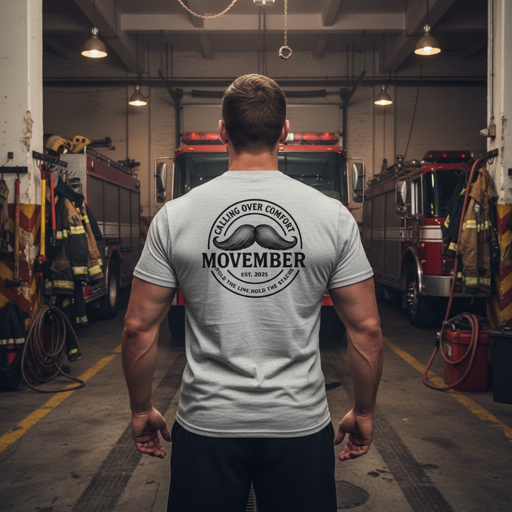 Model with larger logo in realistic fire station