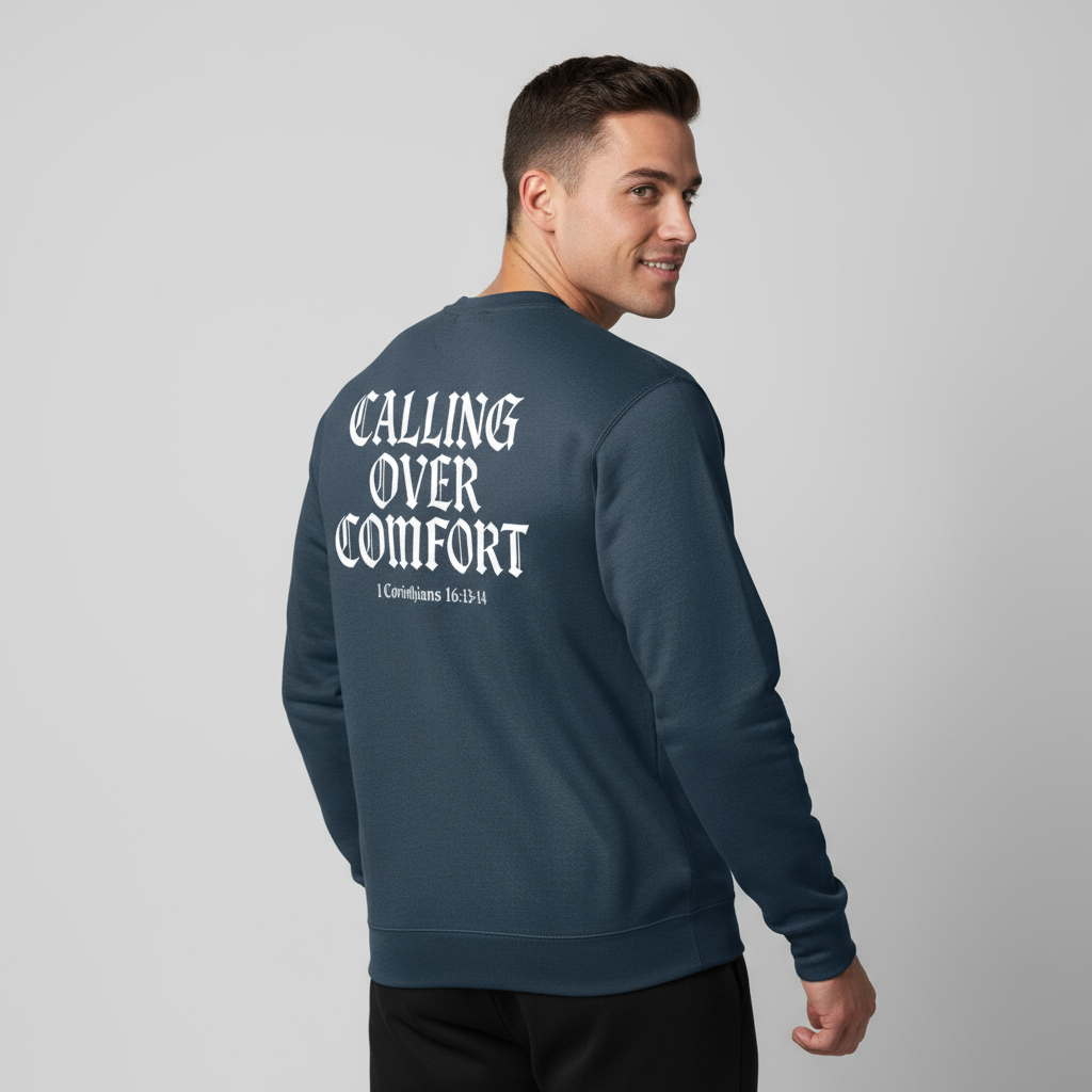 Navy Sweatshirt - Looking Back