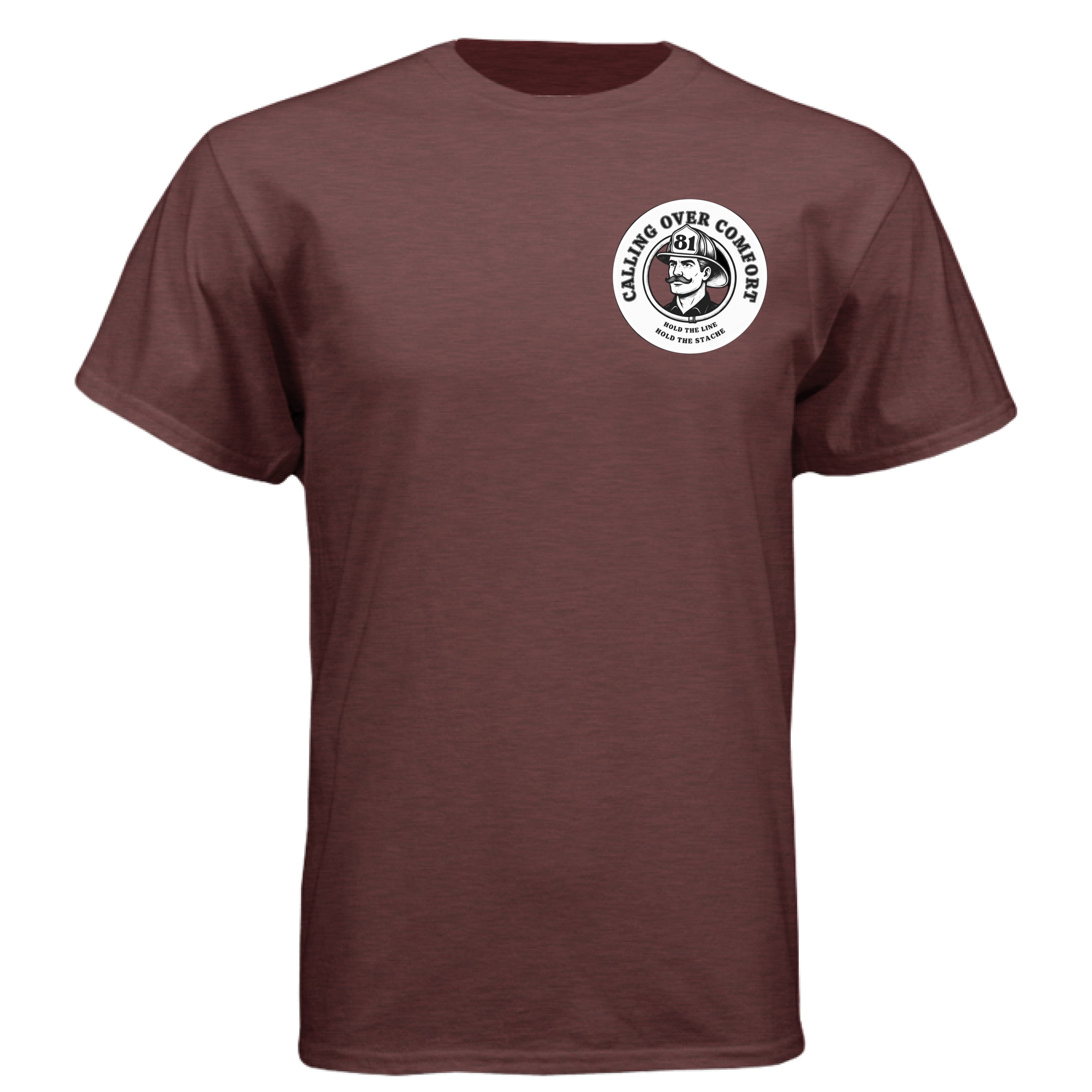 Heather Maroon - FRONT