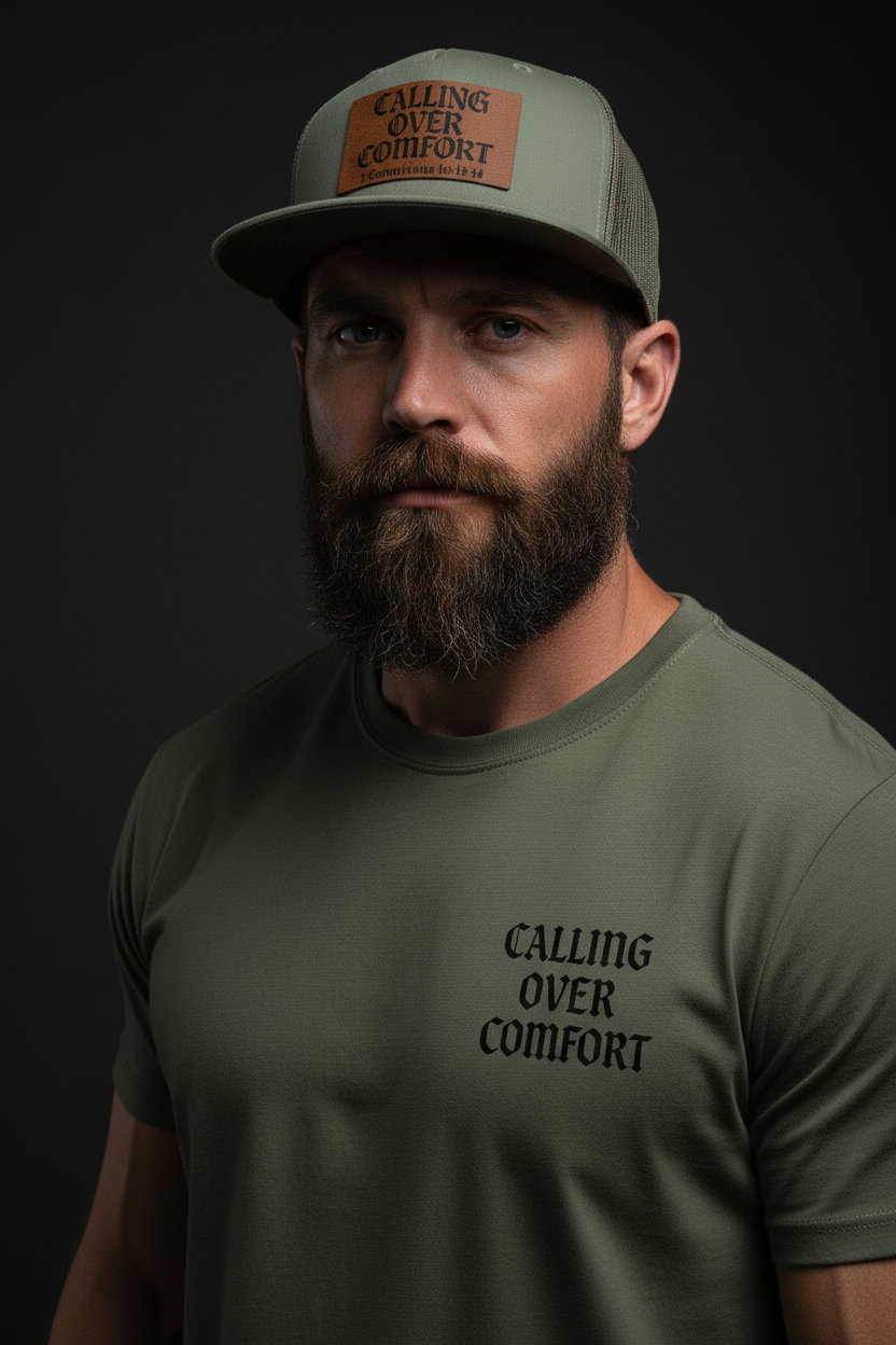 Sage Green Hat + Shirt