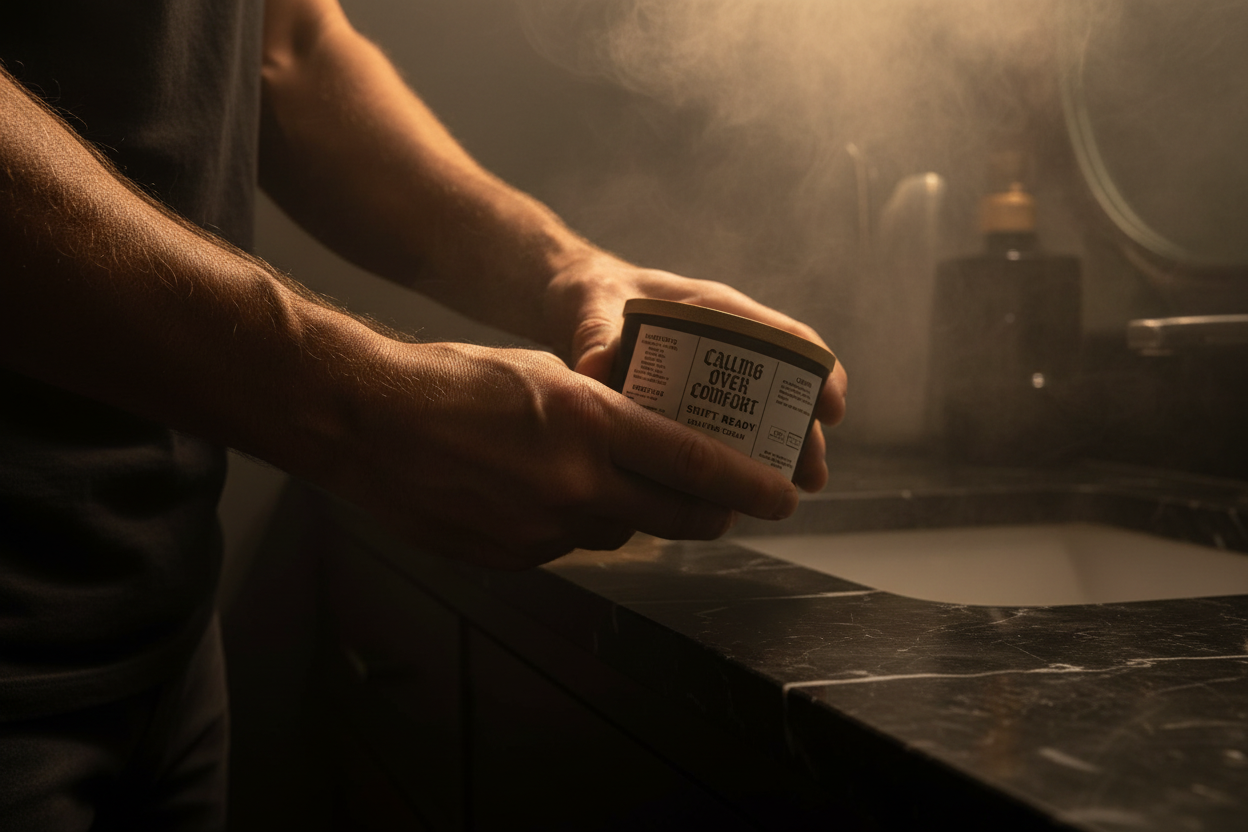 Shift Ready Shaving Cream - Lifestyle