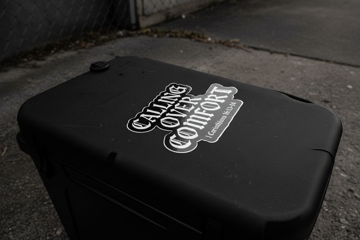 Sticker on Cooler