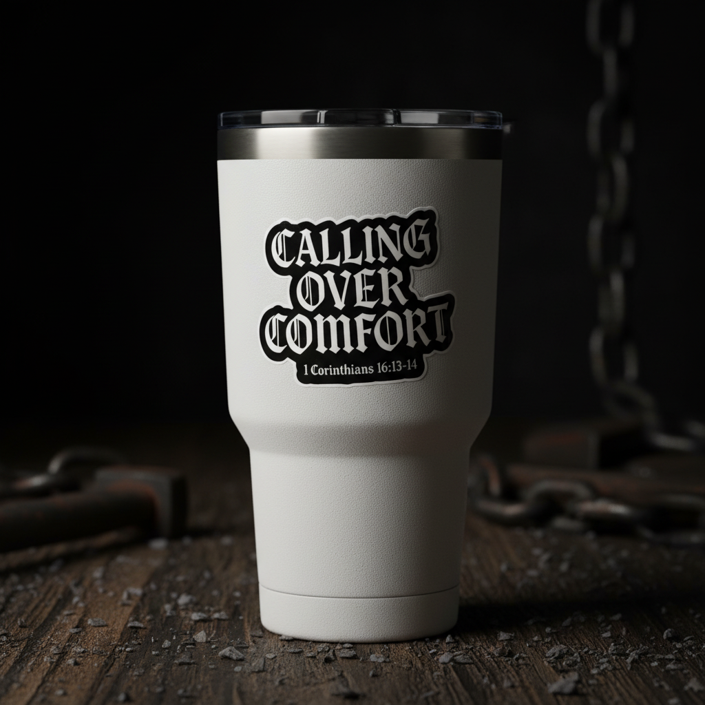 Sticker on Stanley Tumbler