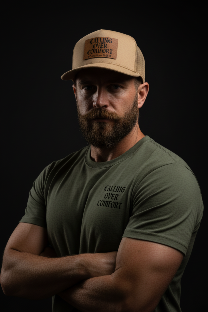 Tan Hat + Shirt